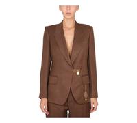 Tom Ford - Padlock Single-Breasted Blazer - - Jackets - Donna - Marrone - S