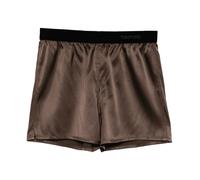 Tom Ford - Pantaloncini da pigiama in seta - - Nightwear & Lounge - Donna - Marrone - M