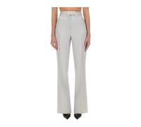Tom Ford - Pantaloni a zampa a vita alta - - Trousers - Donna - Grigio - M