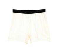 Tom Ford - Pantaloni corti con logo in seta - - Shorts - Donna - Giallo - S