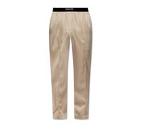 Tom Ford - Pantaloni da pigiama in seta - - Nightwear & Lounge - Uomo - Beige - XS