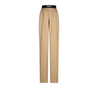 Tom Ford - Pantaloni da pigiama in seta satinata - - Trousers - Donna - Beige - L