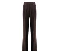 Tom Ford - Pantaloni in misto lana con tasche - - Trousers - Donna - Marrone - S