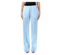 Tom Ford - Pantaloni PJ in Raso di Seta Stretch - - Trousers - Donna - Blu - M