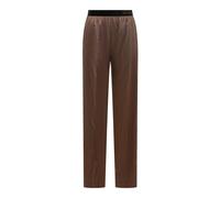 Tom Ford - Pantaloni PJ in Raso di Seta Stretch - - Trousers - Donna - Marrone - M