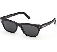 Tom Ford Penn 02 FT1362 01A, Nero, Plastic, Unisex occhiali da sole 53