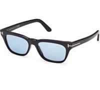 Tom Ford Penn 02 FT1362 01V, Nero, Plastic, Unisex occhiali da sole 53