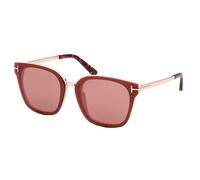 Tom Ford Philippa-02 Ft 1014 Occhiali Da Sole Donna Marrone Pantos Marrone 68mm