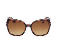 Tom Ford Plum Ft1223 Occhiali Da Sole Donna Avana Farfalla Marrone 58mm