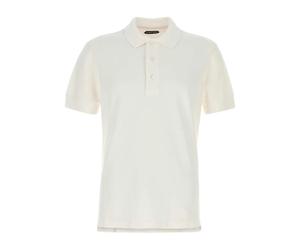Tom Ford - Polo Piquet - - Tops - Uomo - Bianco - L
