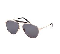 Tom Ford Raphael-02 Ft 0995 Occhiali Da Sole Uomo Acciaio Pilot Grigio 59mm