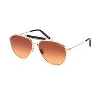 Tom Ford Raphael-02 Ft 0995 Occhiali Da Sole Uomo Oro Pilot Marrone 59mm