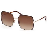Tom Ford Raphaela FT1006 48F, Marrone, Metal, Donne occhiali da sole 60