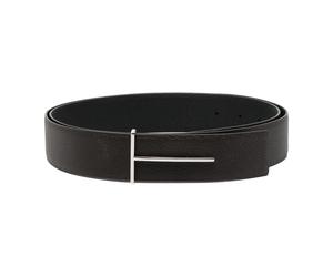 Tom Ford - Reversible Grain Leather Slim T Belt - - Accessories - Uomo - Marrone - 85 CM