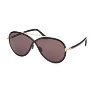 Tom Ford Rickie Ft 1007 Occhiali Da Sole Donna Nero Farfalla Grigio 65mm