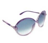 TOM FORD Rita TF225 83B da Donna Grande Rotondo Sole Lavanda Viola Blu Grigio