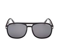 Tom Ford Rosco Ft 1022 Occhiali Da Sole Unisex Nero Geometrico Grigio 58mm