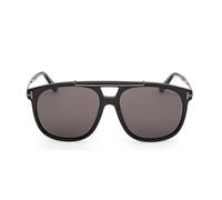 Tom Ford Sam-02 Ft1306 Occhiali Da Sole Unisex Nero Pilot Grigio 58mm