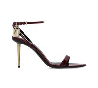 Tom Ford - Sandali con tacco in pelle - - Shoes - Donna - Rosso - 37 EU