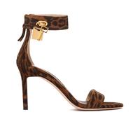 Tom Ford - Sandali in pelle marrone whisky con lucchetto - - Shoes - Donna - Multicolore - 37 EU