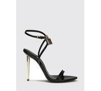 TOM FORD Sandali Padlock in pelle con tacco a spillo e cinturino alla caviglia 36½ Nero