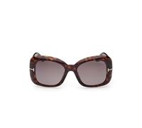Tom Ford Sandra-02 Ft 1348 Occhiali Da Sole Donna Avana Farfalla Rosso 52mm