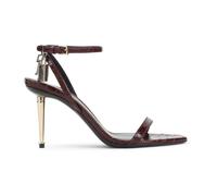 Tom Ford - Semi Shiny Printed Python Sandal - - Shoes - Donna - Marrone - 37 EU