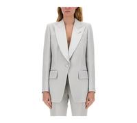 Tom Ford - Shawl Lapel Single-Button Blazer - - Jackets - Donna - Grigio - S