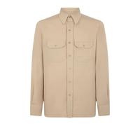 Tom Ford, ,Shirts ,Uomo ,Beige ,L Camicia Military Fit