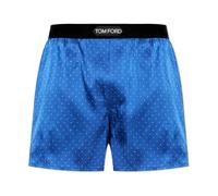 Tom Ford - Silk Boxers with Logo - - Underwear - Uomo - Blu - S