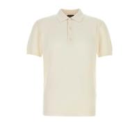 Tom Ford - Silk Cotton Piquet SS Polo - - Tops - Uomo - Bianco - M