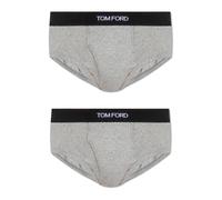 Tom Ford - Slip Logo Jacquard Stretch - Set da 2 - - Underwear - Uomo - Grigio - XL