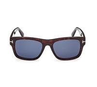 Tom Ford Smith-02 Ft1303 Occhiali Da Sole Unisex Avana Rettangolari Blu 55mm