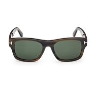 Tom Ford Smith-02 Ft1303 Occhiali Da Sole Unisex Avana Rettangolari Verde 53mm