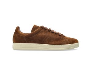 Tom Ford - Sneaker Warwick in Camoscio - - Shoes - Uomo - Marrone - 43 EU