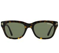 Tom Ford Snowdon Ft 0237 Occhiali Da Sole Unisex Avana Squadrato Verde 50mm