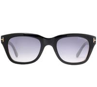 Tom Ford Snowdon Ft 0237 Occhiali Da Sole Unisex Nero Squadrato Grigio 50mm