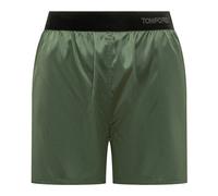 Tom Ford - Stretch Silk Satin PJ Shorts - - Underwear - Donna - Verde - M