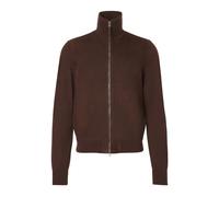 Tom Ford - Suede Front Merino Full Zip - - Jackets - Uomo - Marrone - L