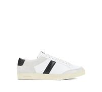 Tom Ford - Suede Grain Leather Low Top Sneakers - - Shoes - Uomo - Bianco - 40 EU