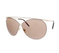Tom Ford FT0761 28Y Women's Sunglasses - Shiny Rose Gold Frame, Violet Lenses