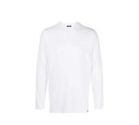 Tom Ford - T-Shirt a Maniche Lunghe con Logo in Cotone Modal - - Tops - Uomo - Bianco - L