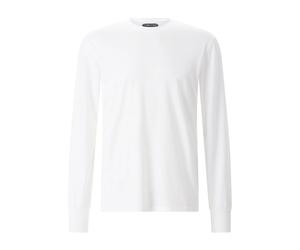 Tom Ford - T-shirt a Maniche Lunghe in Cotone Lyocell - - Tops - Uomo - Bianco - 2XL