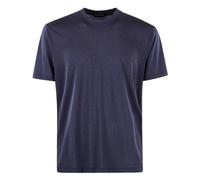 Tom Ford - T-Shirt Girocollo in Cotone Lyocell - - Tops - Uomo - Blu - L