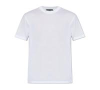 Tom Ford, ,Tops ,Uomo ,Bianco ,XL T-Shirt Girocollo in Lyocell e Cotone