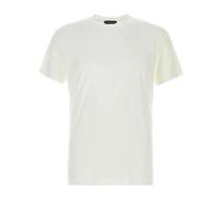 Tom Ford - T-shirt in Lyocell e Cotone - - Tops - Uomo - Bianco - S