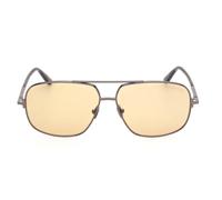 Tom Ford Tex Ft 1096 Occhiali Da Sole Unisex Rutenio Pilot Marrone 62mm