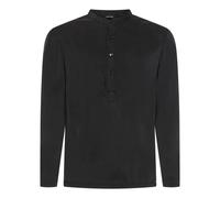 Tom Ford, ,Tops ,Uomo ,Nero ,S Intimo Henley in Seta Nera