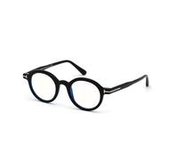 TOM FORD Unisex FT5664-B 001 Montature da vista Acetato Nero Rotonda Normale