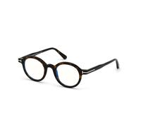 TOM FORD Unisex FT5664-B 52 Montature da vista Acetato Havana Rotonda Normale